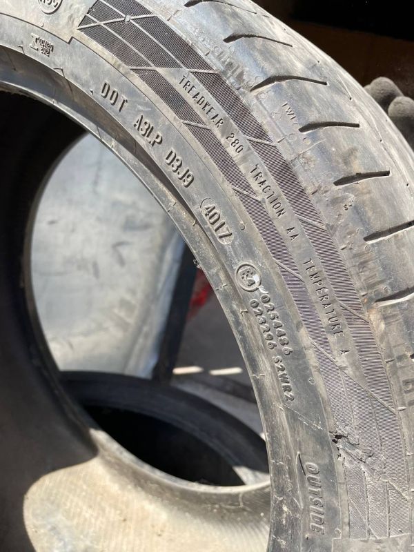 Continental 285/40 zr 21 2017p RunFlat