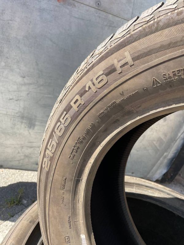 Uniroyal 215/65 r16 rain tyre 2012