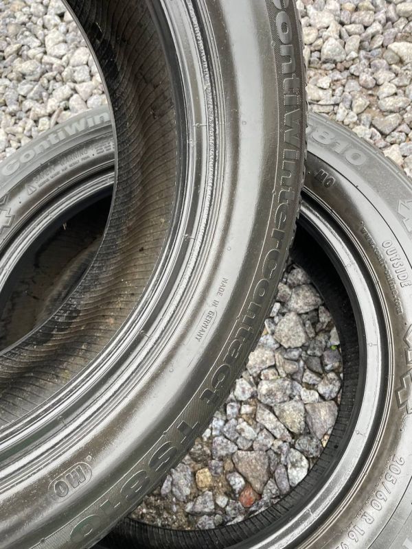 Шини пара Continental 205/60 r16 зима Гума