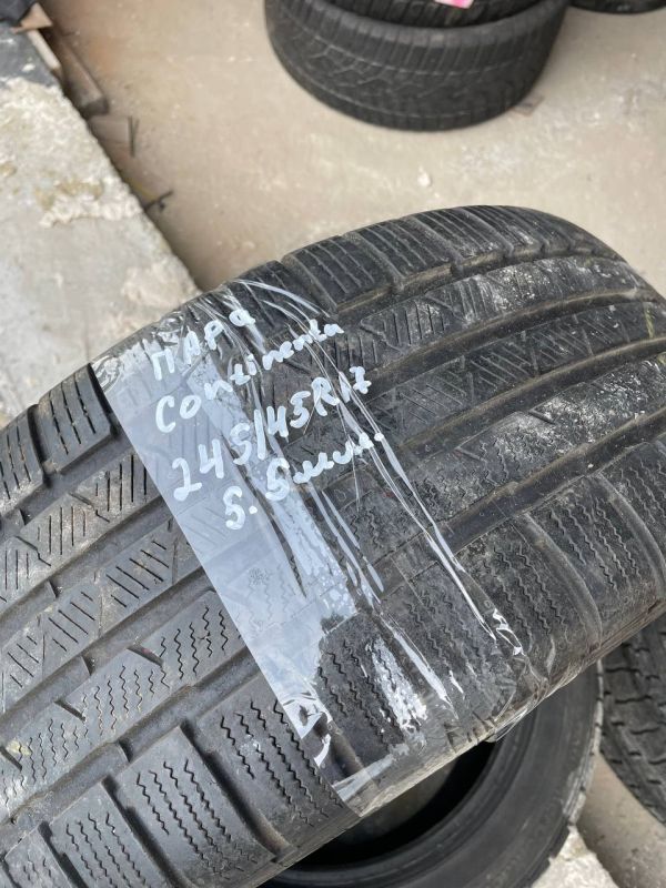 Шини пара Continental 245/45 r17 зима Гума
