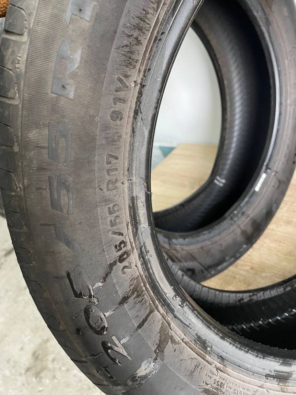 Шини пара Pirelli 205/55 r17 літо Гума