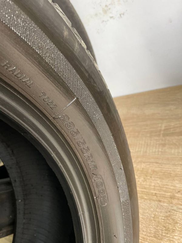 Шини пара Bridgestone 235/55 r17 літо Гума