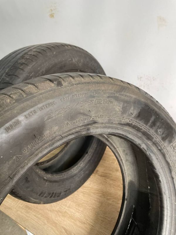 Шини пара Michelin 225/55 r16 літо Гума