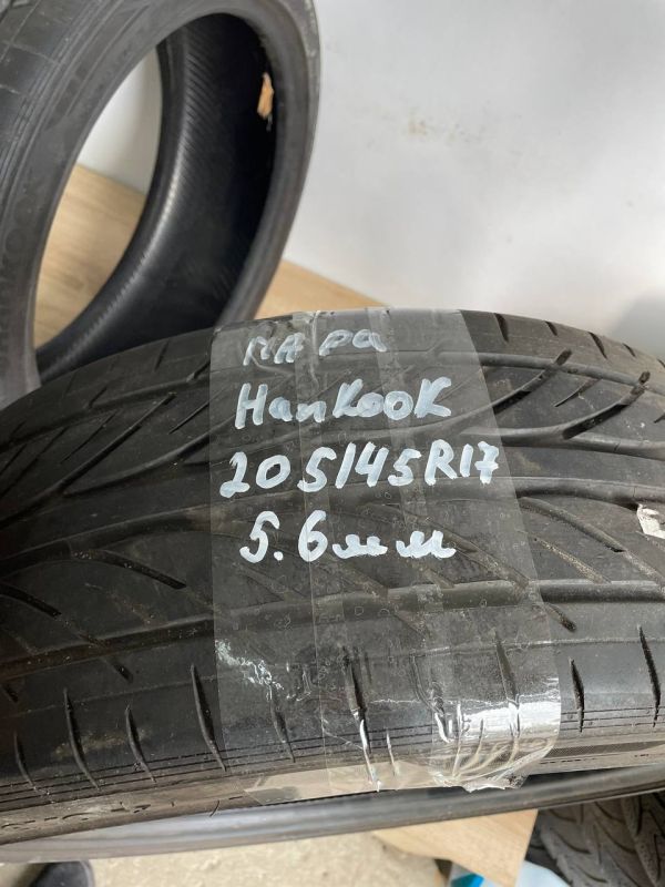 Шини пара Hankook 205/45 r17 літо Гума