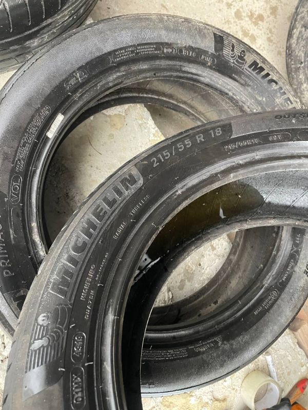 Шини пара Michelin 215/55 r18 літо Гума