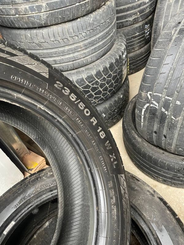 Шини пара Continental 235/50 r18 літо Гума