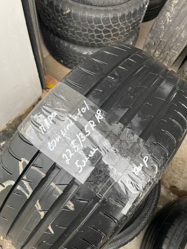 Шини пара Continental 225/35 r18 літо Гума