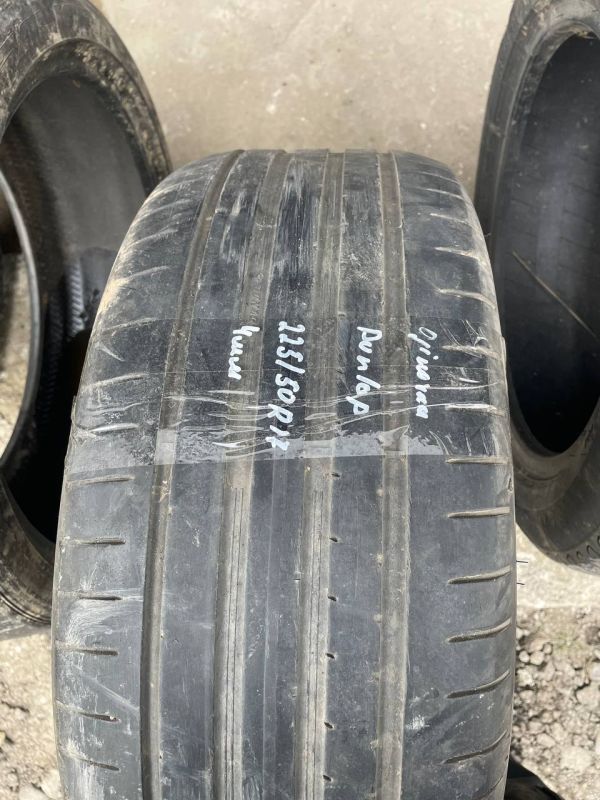 Шини розпаровка Dunlop 225/50 r17 літо Гума