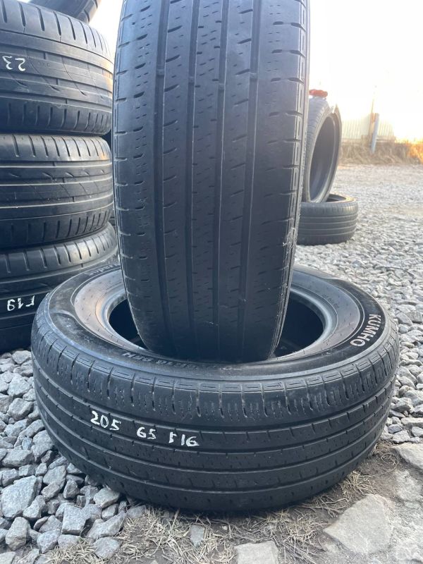 Шини пара kumho 205/65 r16 літо Гума