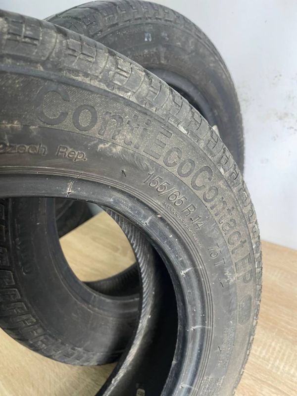 Шини пара Continental 155/65 r14 літо Гума