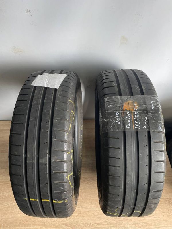 Шини пара Dunlop 185/60 r15 літо Гума