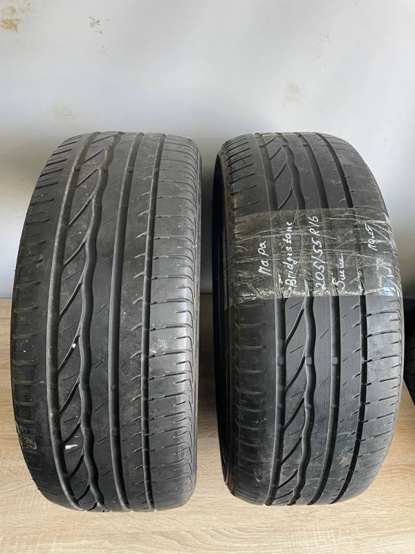 Шини пара Bridgestone 205/55 r16 літо Гума