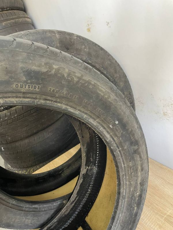 Шини пара Continental 265/45 r21 літо Гума