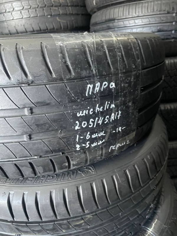 Шини пара Michelin 205/45 r17 літо Гума