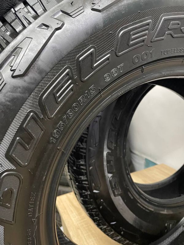 Шини пара Bridgestone 195/80 r15 літо Гума