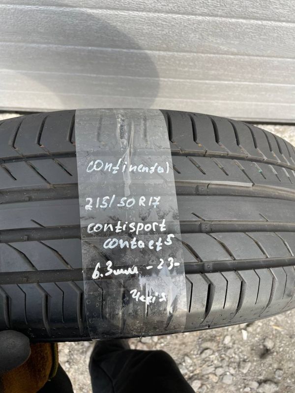 Шина розпаровка Continental 215/50 r17 contisport contact 5