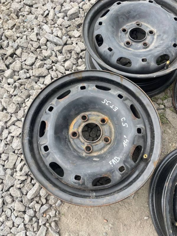 Диски комплект метал 5х112 r14 wag