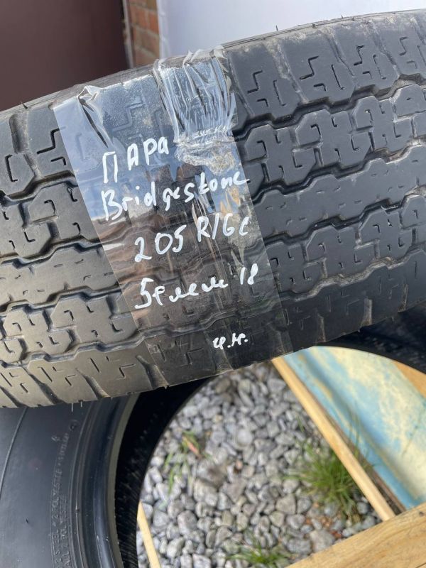 Шини пара Bridgestone 205 r16c всесезон резина