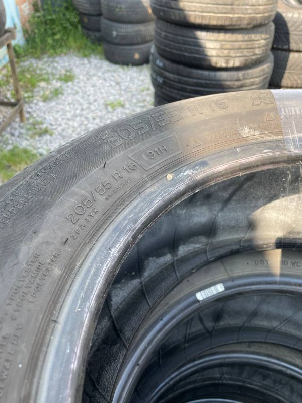 Шини комплект пара Michelin 205/55 r16 літо резина