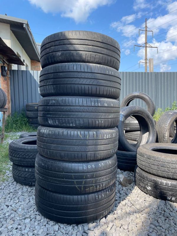 Шини комплект пара Michelin 205/55 r16 літо резина
