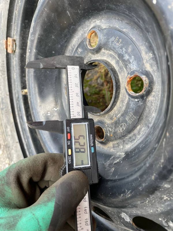 Диск металевий запаска Hyundai Kia 4/100 r14