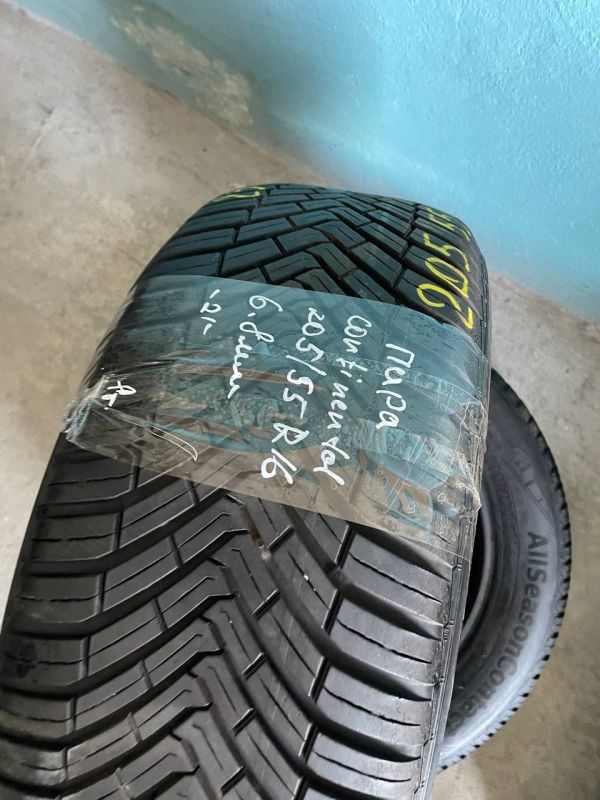 Шини пара Continental 205/55 r16 все сезон резина