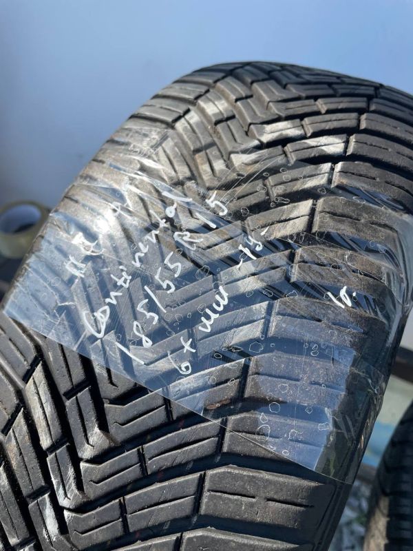 Шини пара Continental 185/55 r15 все сезон резина