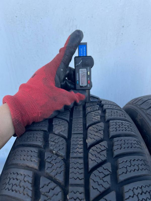 Шини пара 195/55 r15 7+mm зима резина