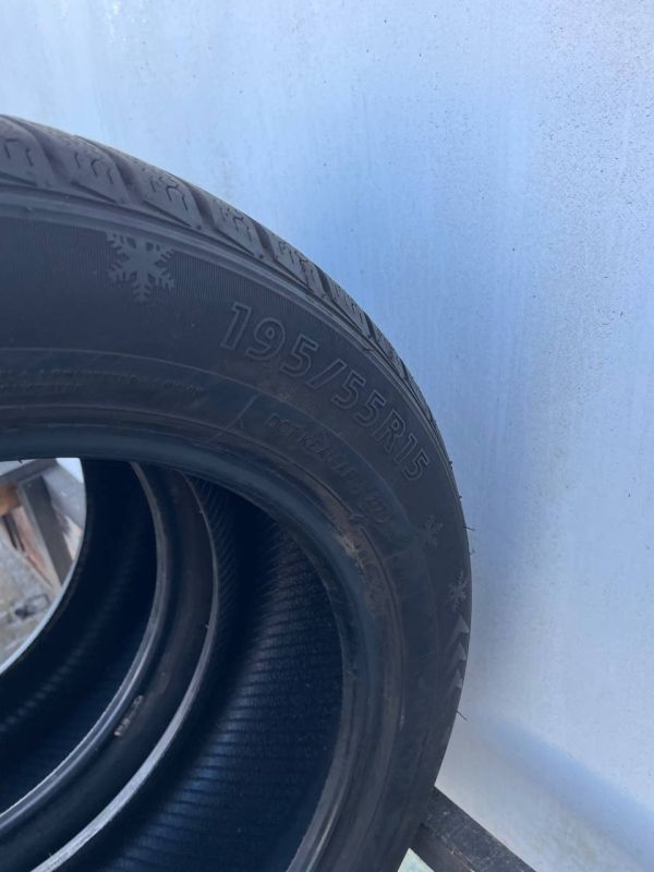Шини пара 195/55 r15 7+mm зима резина