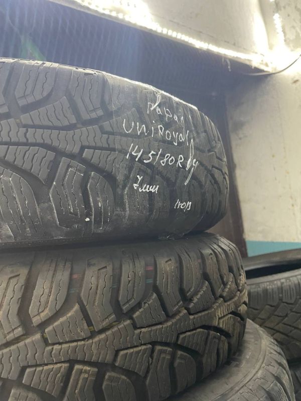 Шини пара Uniroyal 145/80 r14 зима резина