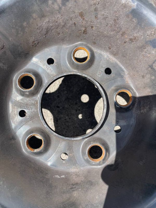 Диски комплект 5х120 BMW Сталеві