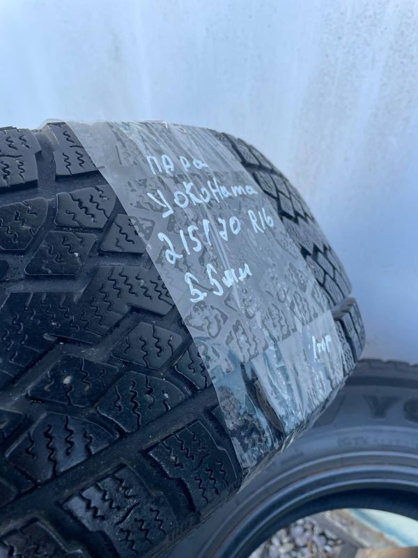 Шини пара Yokohama 215/70 r16 зима резина