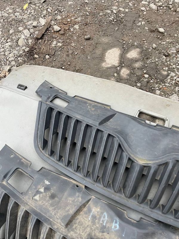 Решітка радіатора Skoda Fabia 2 Шкода фабія 2