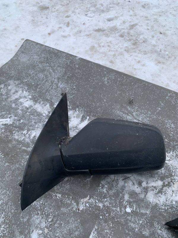 Дзеркало заднього виду бокове ліве чорне Opel Astra G Опель Астра