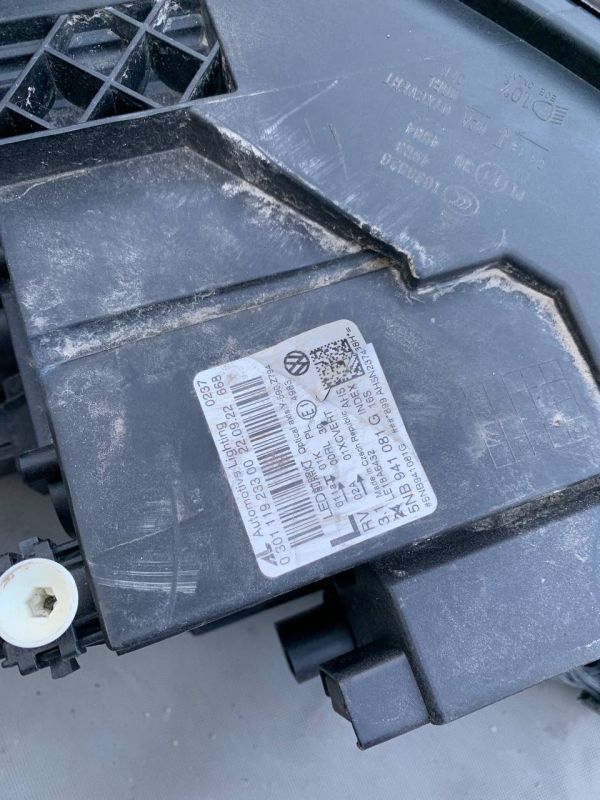 Фара ліва full led Volkswagen tiguan 2 рест 2022 Є Пошкодження