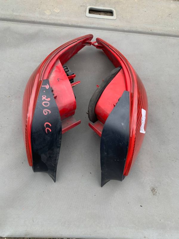 Задні ліхтарі стопи лівий правий Peugeot 206 CC кабріолет рестайлінг