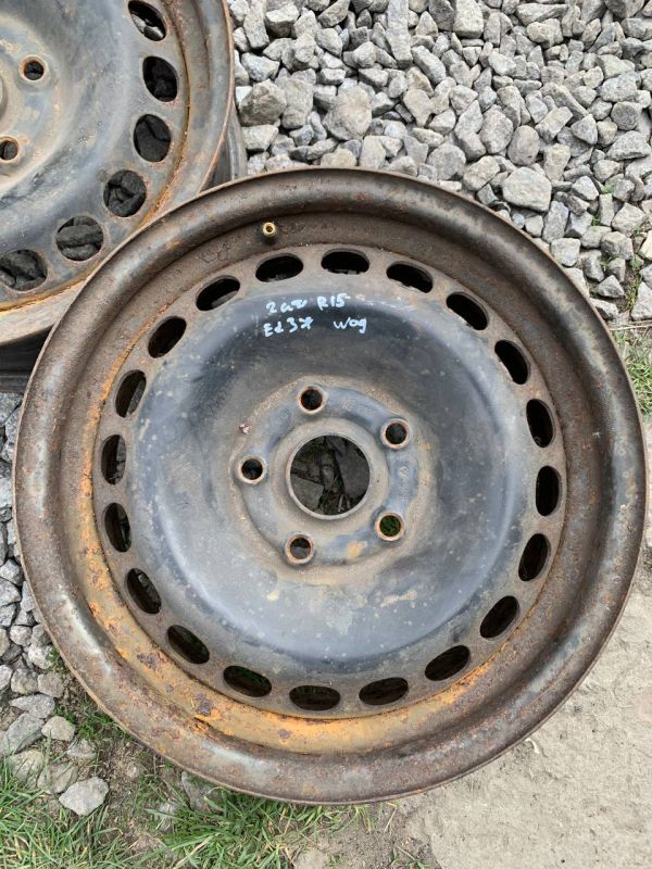 Диски сталеві пара  WAG VW PASSAT B5 ET37 R15 Розболтовка 5x112 6Jx15H2