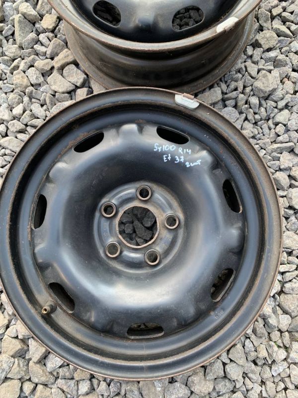 Сталеві диски пара розболтовка 5х100 r14 et 37