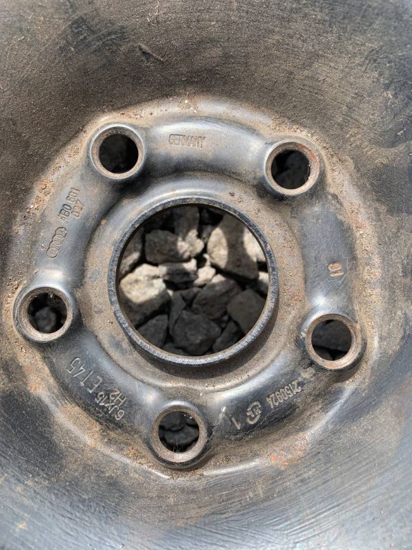 Диски металеві комплект 5х112 еt 45 R16 6J Audi Skoda Vw Golf V Touran Caddy Passat