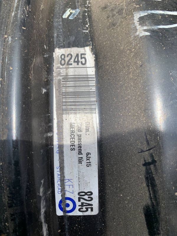 Диски металеві комплект розболтовка 5х112 r15 et 44 Mercedes