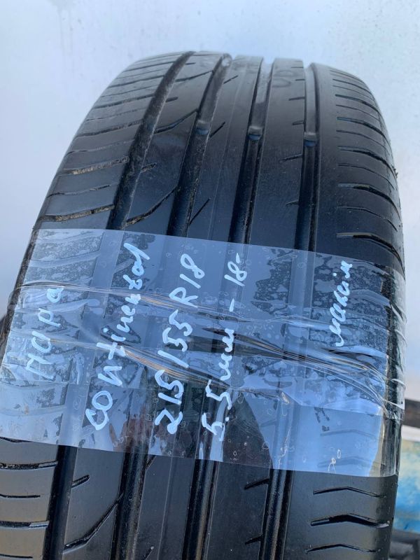 Шини пара Continental 215/55 r18 літо резина