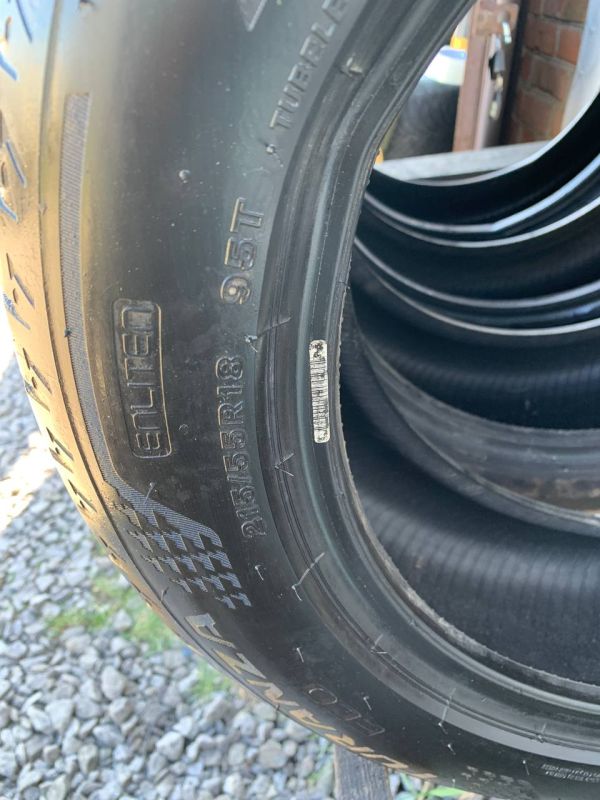 Комплект пара Bridgestone 215/55 r18 літо резина