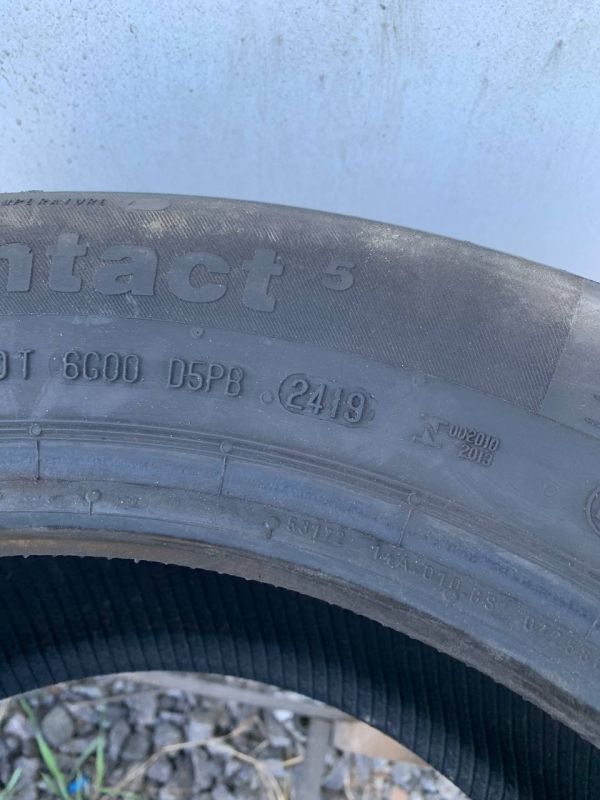 Шина розпаровка одіночка Continental Contiecocontact 5 225/55 r17 літо резина