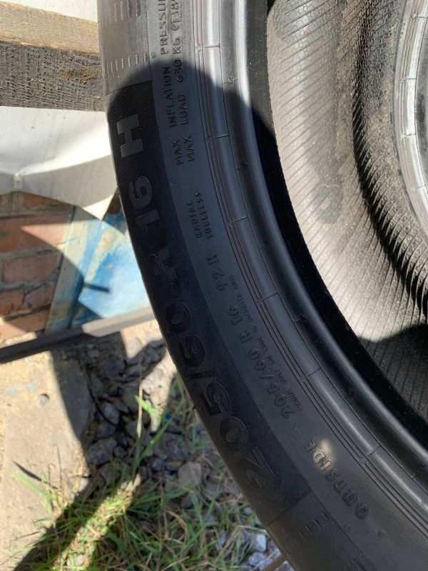 Шини пара Continental 205/60 r16 літо резина